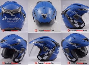 Helm Custom Pertamina Lubricant
